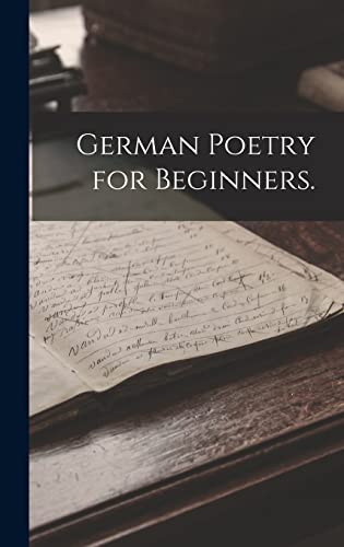 German Poetry for Beginners.