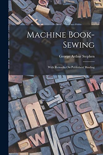 Machine Book-sewing