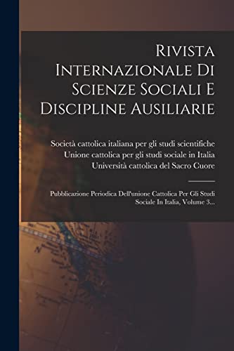 Rivista Internazionale Di Scienze Sociali E Discipline Ausiliarie