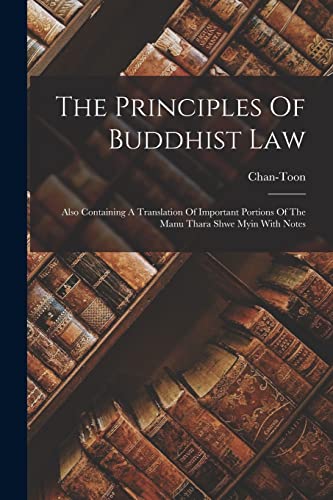 The Principles Of Buddhist Law