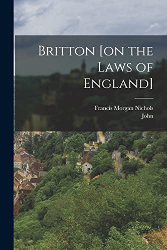 Britton [on the Laws of England]