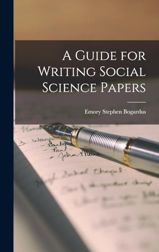 A Guide for Writing Social Science Papers