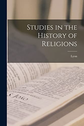 Studies in the History of Religions