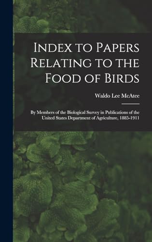 Index to Papers Relating to the Food of Birds