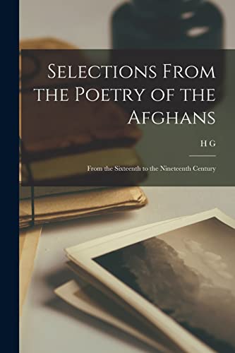 Selections From the Poetry of the Afghans