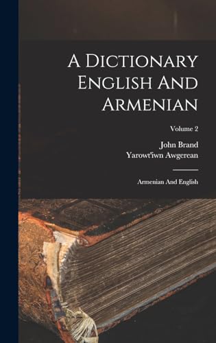 A Dictionary English And Armenian