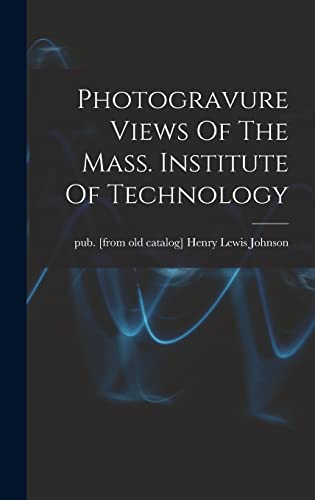 Photogravure Views Of The Mass. Institute Of Technology