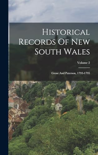 Historical Records Of New South Wales
