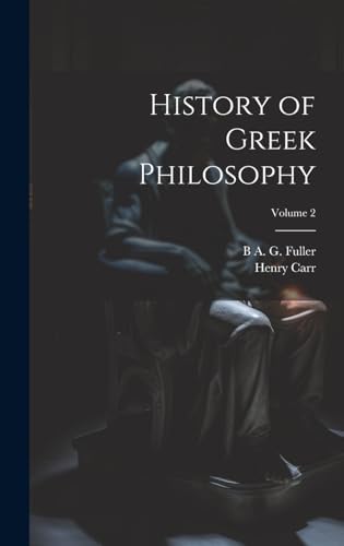 History of Greek Philosophy; Volume 2