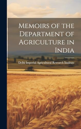 Memoirs of the Department of Agriculture in India