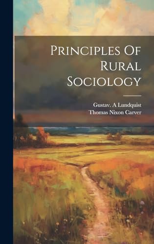 Principles Of Rural Sociology
