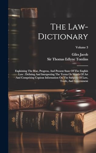 The Law-dictionary