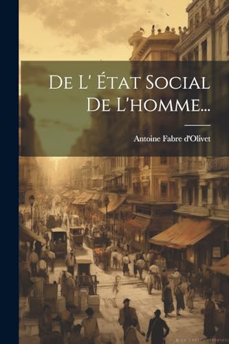 De L' État Social De L'homme...