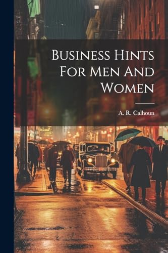 Business Hints For Men And Women