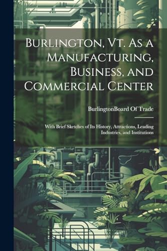 Burlington, Vt. As a Manufacturing, Business, and Commercial Center
