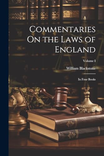 Commentaries On the Laws of England