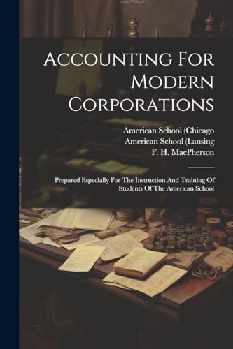 Accounting For Modern Corporations