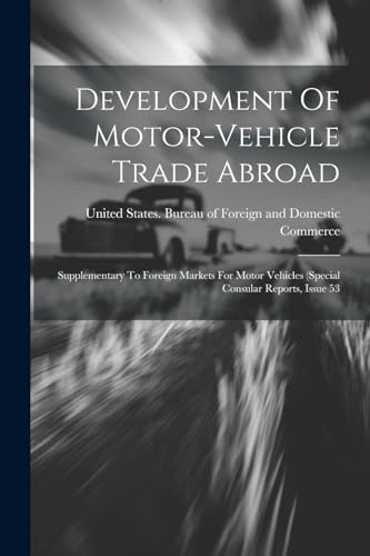 Development Of Motor-vehicle Trade Abroad