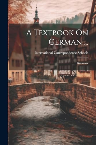 A Textbook On German ...