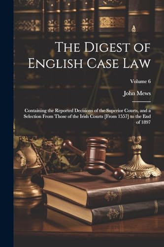 The Digest of English Case Law