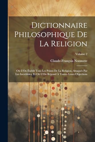 Dictionnaire Philosophique De La Religion
