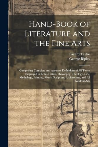 Hand-Book of Literature and the Fine Arts
