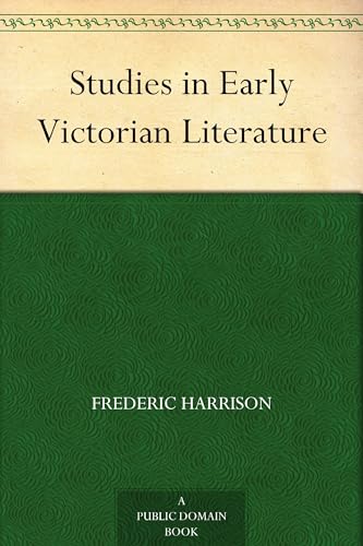 Studies in Early Victorian Literature