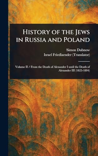 History of the Jews in Russia and Poland