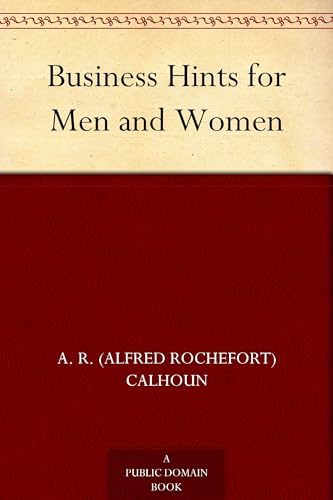 Business Hints for Men and Women