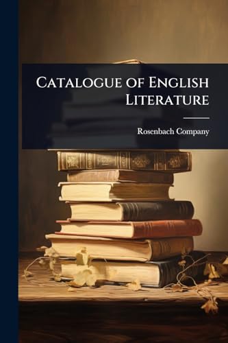 Catalogue of English Literature