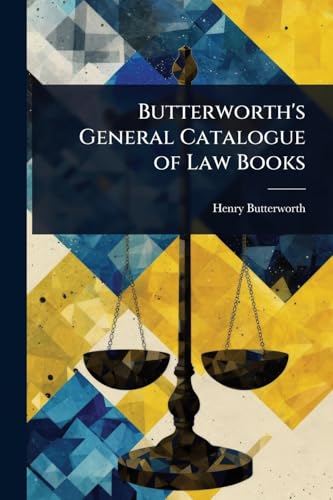 Butterworth's General Catalogue of Law Books