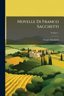 Novelle Di Franco Sacchetti