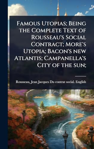 Famous Utopias; Being the Complete Text of Rousseau's Social Contract; More's Utopia; Bacon's new Atlantis; Campanella's City of the sun;