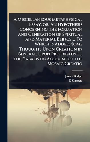 A Miscellaneous Metaphysical Essay; or, An Hypothesis Concerning the Formation and Generation of Spiritual and Material Beings .... To Which is Added, Some Thoughts Upon Creation in General, Upon Pre-existence, the Cabalistic Account of the Mosaic Creatio