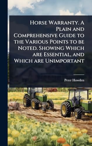 Horse Warranty. A Plain and Comprehensive Guide to the Various Points to be Noted. Showing Which are Essential, and Which are Unimportant