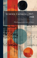 School Catalog, 1917-1918