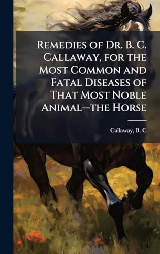 Remedies of Dr. B. C. Callaway, for the Most Common and Fatal Diseases of That Most Noble Animal--the Horse