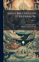 Sainte Bible En Latin Et En FranÃ§ois
