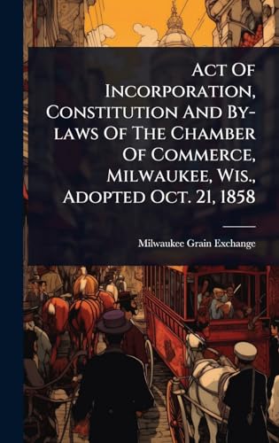 Act Of Incorporation, Constitution And By-laws Of The Chamber Of Commerce, Milwaukee, Wis., Adopted Oct. 21, 1858