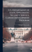 U.S. Department of State, Diplomatic Security Service, Career Development Program