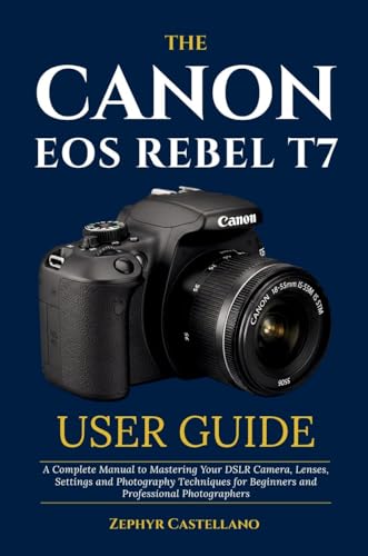 The Canon Eos Rebel T7 User Guide