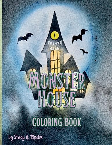 Monster House Coloring Book for Children