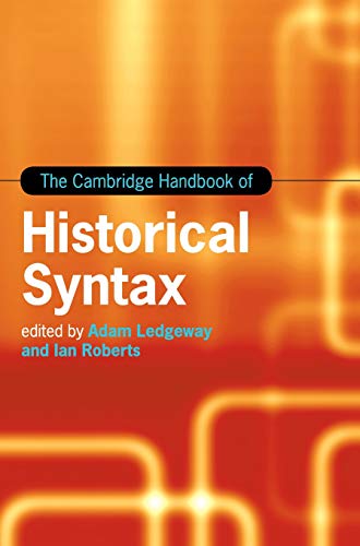 The Cambridge Handbook of Historical Syntax