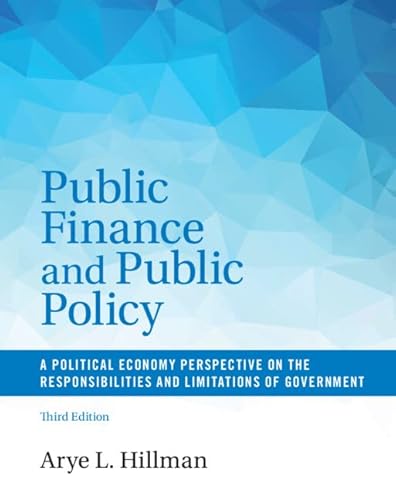 Public Finance and Public Policy