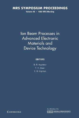 Ion Beam Processes in Advanced Electronic Materials and Device Technology
