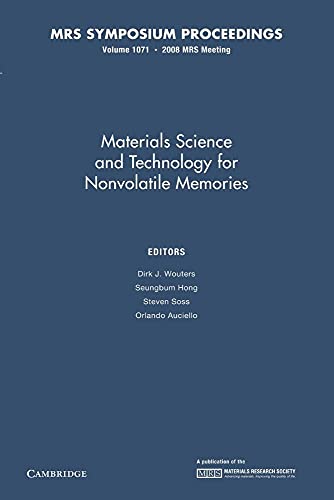 Materials Science and Technology for Nonvolatile Memories