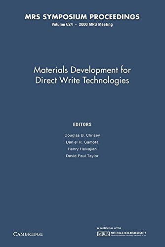 Materials Development for Direct Write Technologies