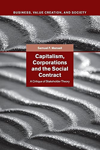 Capitalism, Corporations and the Social Contract