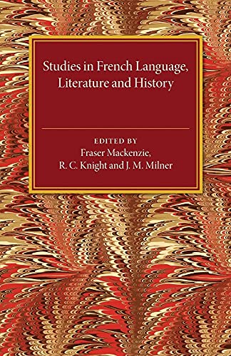 Studies in French Language Literature and History