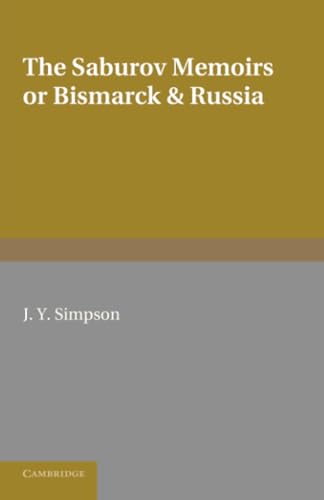 The Saburov Memoirs